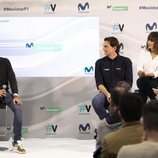 El equipo de Movistar F1 durante la rueda de prensa de la temporada 2019 de la Fórmula 1