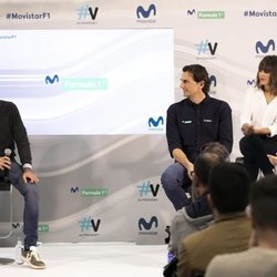 El equipo de Movistar F1 durante la rueda de prensa de la temporada 2019 de la Fórmula 1