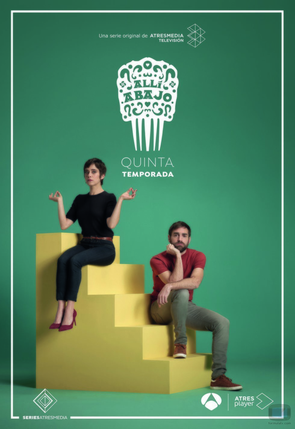 Cartel de la quinta temporada de 'Allí abajo'