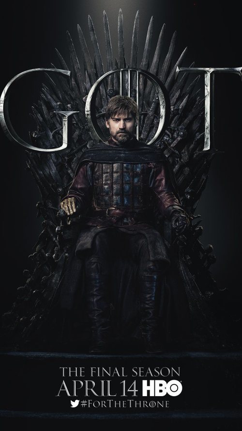 Póster individual de Jaime Lannister para la octava temporada de 'Juego de Tronos'