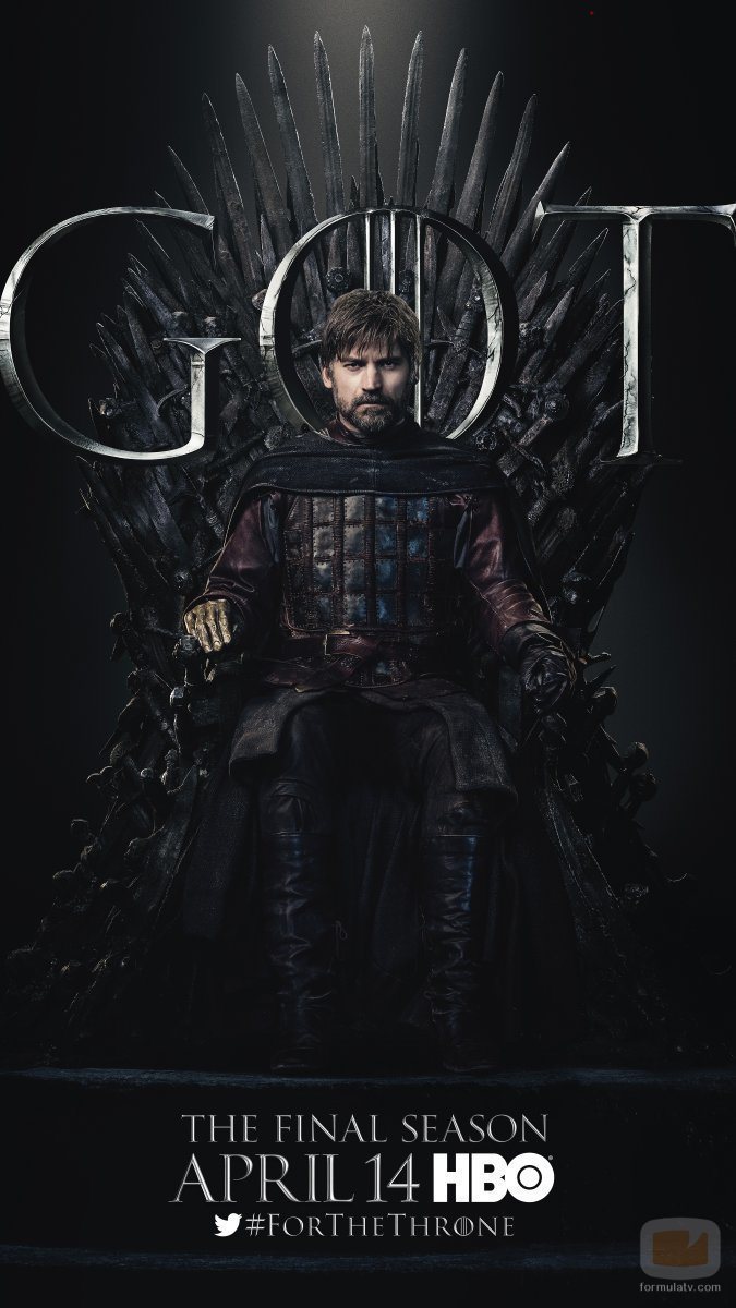 Póster individual de Jaime Lannister para la octava temporada de 'Juego de Tronos'