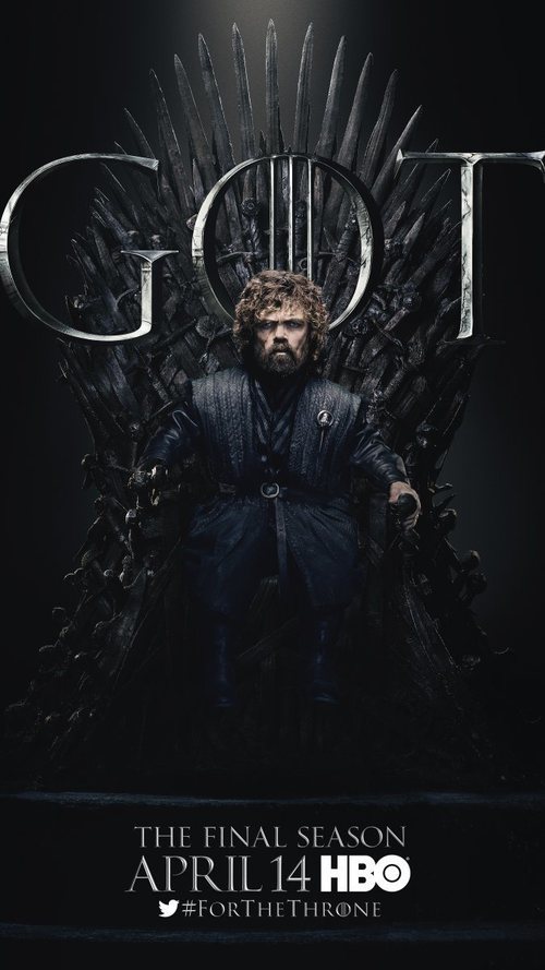 Póster individual de Tyrion Lannister para la octava temporada de 'Juego de Tronos'