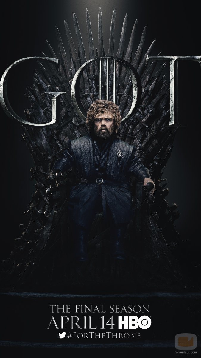 Póster individual de Tyrion Lannister para la octava temporada de 'Juego de Tronos'