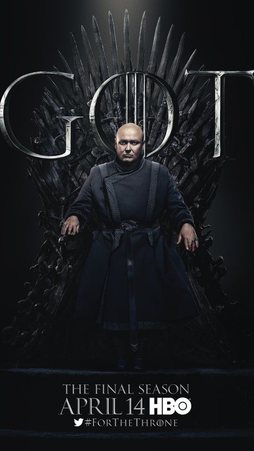 Póster individual de Varys para la octava temporada de 'Juego de Tronos'