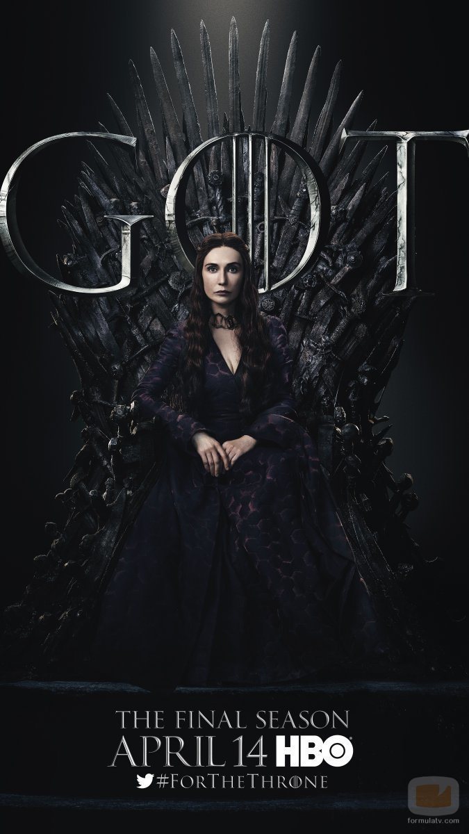 Póster individual de Melisandre para la octava temporada de 'Juego de Tronos'