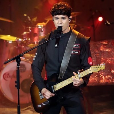 Alfred García en el concierto de la gira "1016" en Madrid