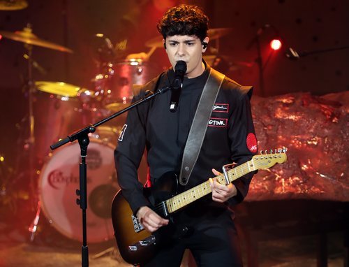 Alfred García en el concierto de la gira "1016" en Madrid