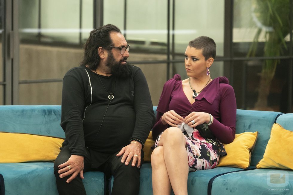 Juan Miguel y María Jesús durante la Gala 9 de 'GH Dúo'