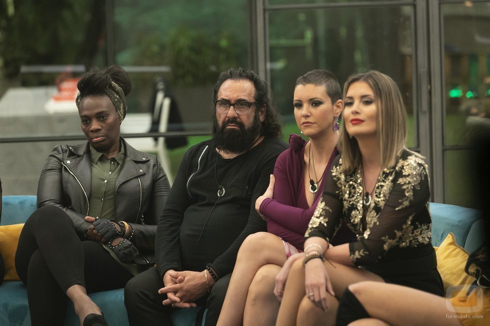 Carolina Sobe, Juan Miguel, María Jesús y Candela en la Gala 9 de 'GH Dúo'