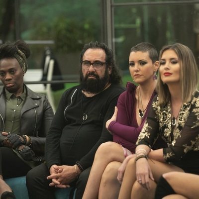 Carolina Sobe, Juan Miguel, María Jesús y Candela en la Gala 9 de 'GH Dúo'