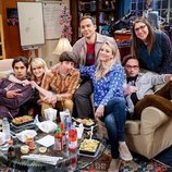 Los protagonistas de 'The Big Bang Theory' durante el rodaje de la última temporada