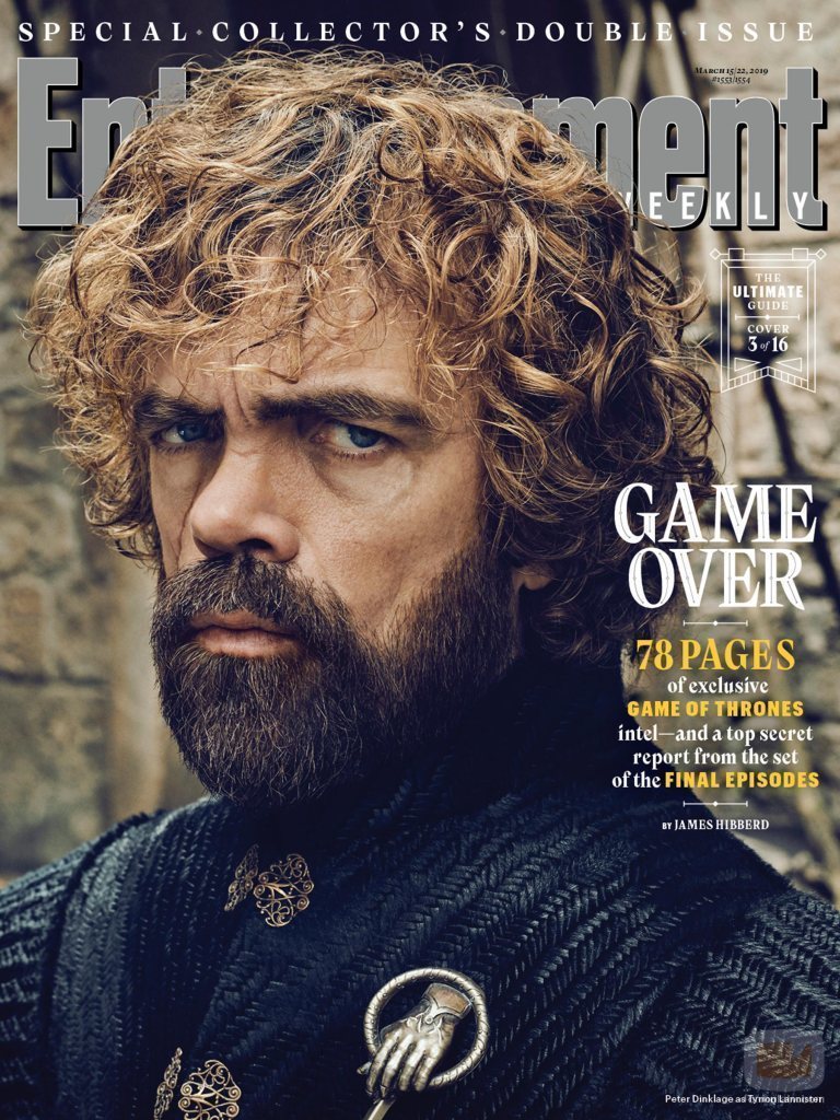 Peter Dinklage como Tyrion Lannister de 'Juego de Tronos' en la revista EW