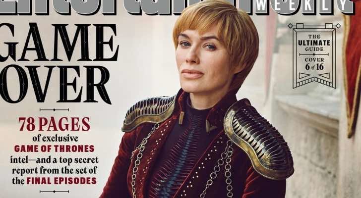 Lena Headey como Cersei Lannister de 'Juego de Tronos' en la revista EW