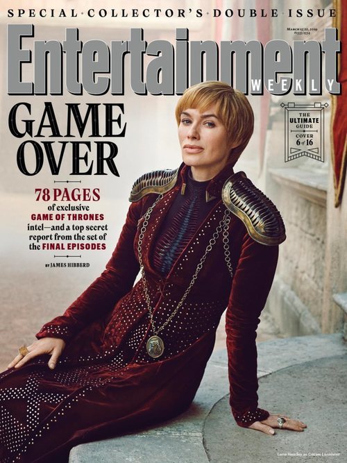Lena Headey como Cersei Lannister de 'Juego de Tronos' en la revista EW