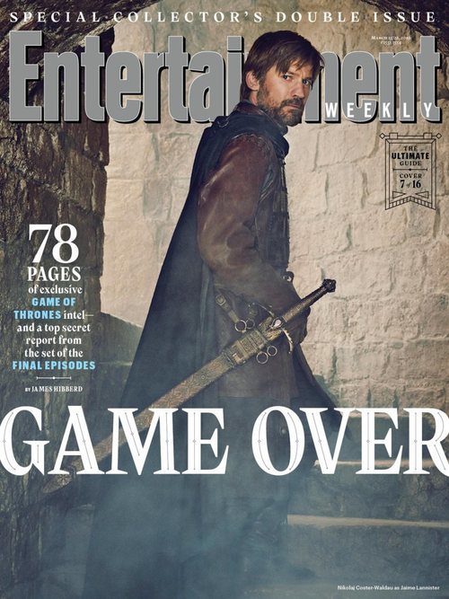 Nikolaj Coster-Waldau como Jaime Lannister de 'Juego de Tronos' en la revista EW