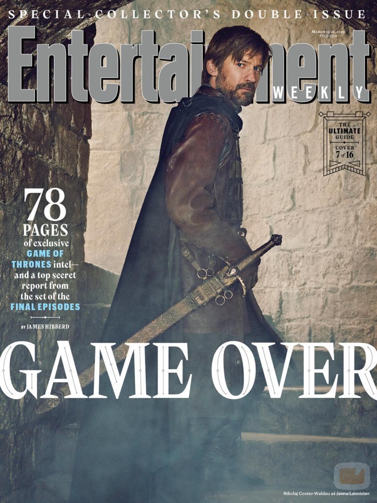 Nikolaj Coster-Waldau como Jaime Lannister de 'Juego de Tronos' en la revista EW