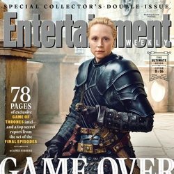 Gwendoline Christie como Brienne de Tarth de 'Juego de Tronos' en la revista EW