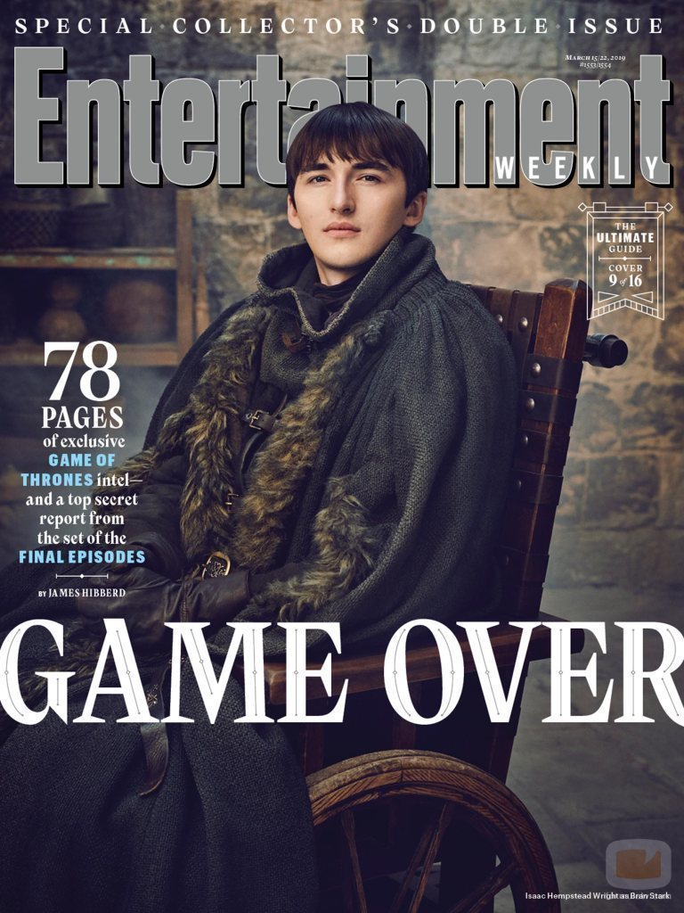 Isaac Hempstead-Wright como Bran Stark de 'Juego de Tronos' en la revista EW