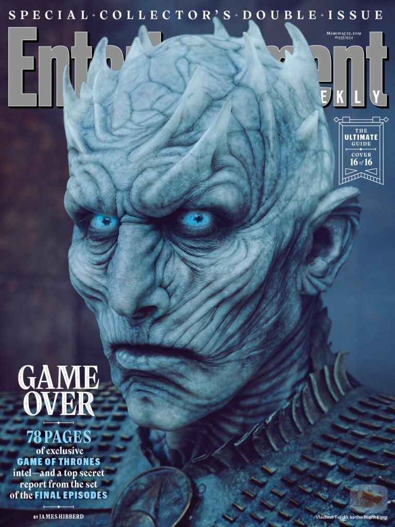 Vladimir Furdik como El Rey de la Noche de 'Juego de Tronos' en la revista EW