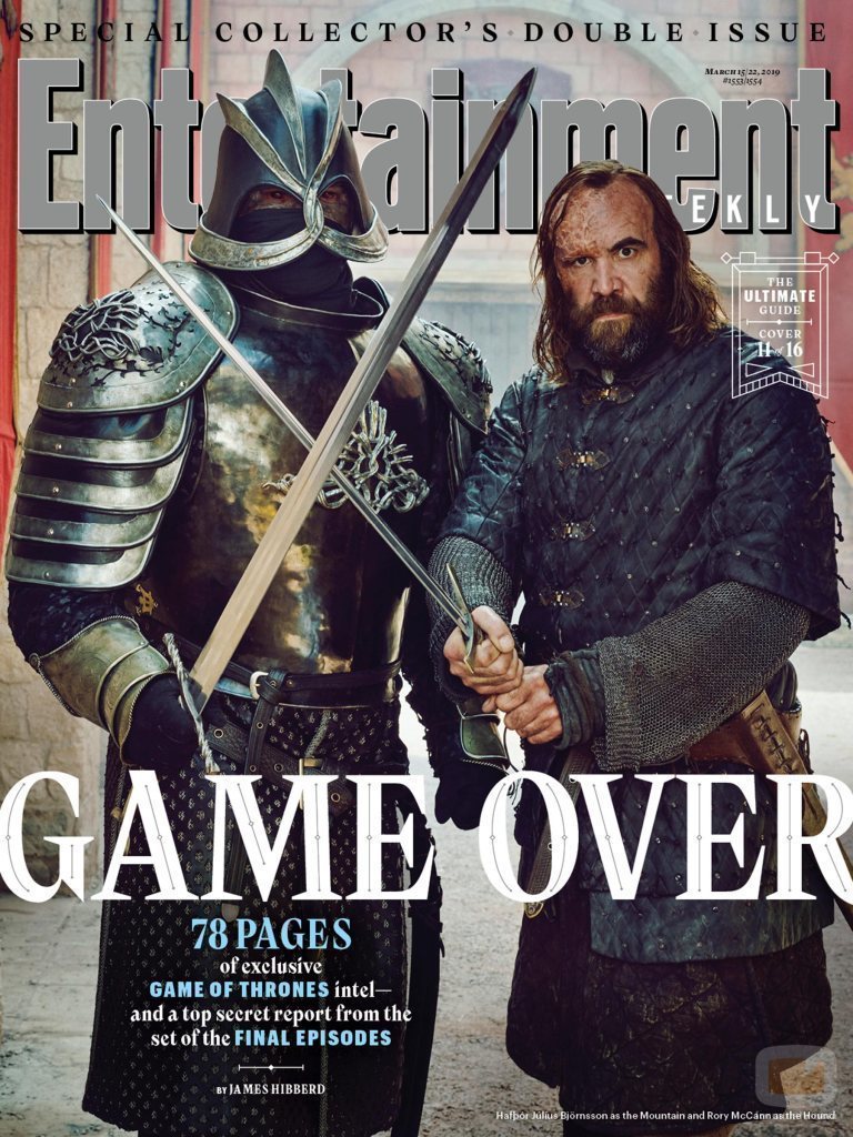 Rory McCann y Hafpór Júlíus Björnsson como Sandor Clegane y La Montaña de 'Juego de Tronos' para EW