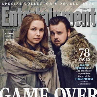 John Bradley-West y Hannah Murray como Samwell Tarly y Gilly de 'Juego de Tronos' para EW