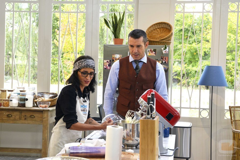 Mónica y Jesús Vázquez en 'Bake Off España'