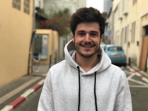 Miki Núñez en su viaje a Israel para grabar su postal de Eurovisión 2019 