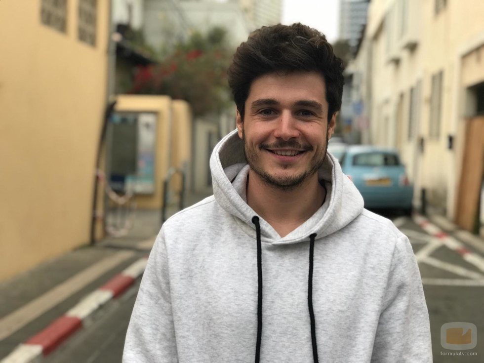 Miki Núñez en su viaje a Israel para grabar su postal de Eurovisión 2019