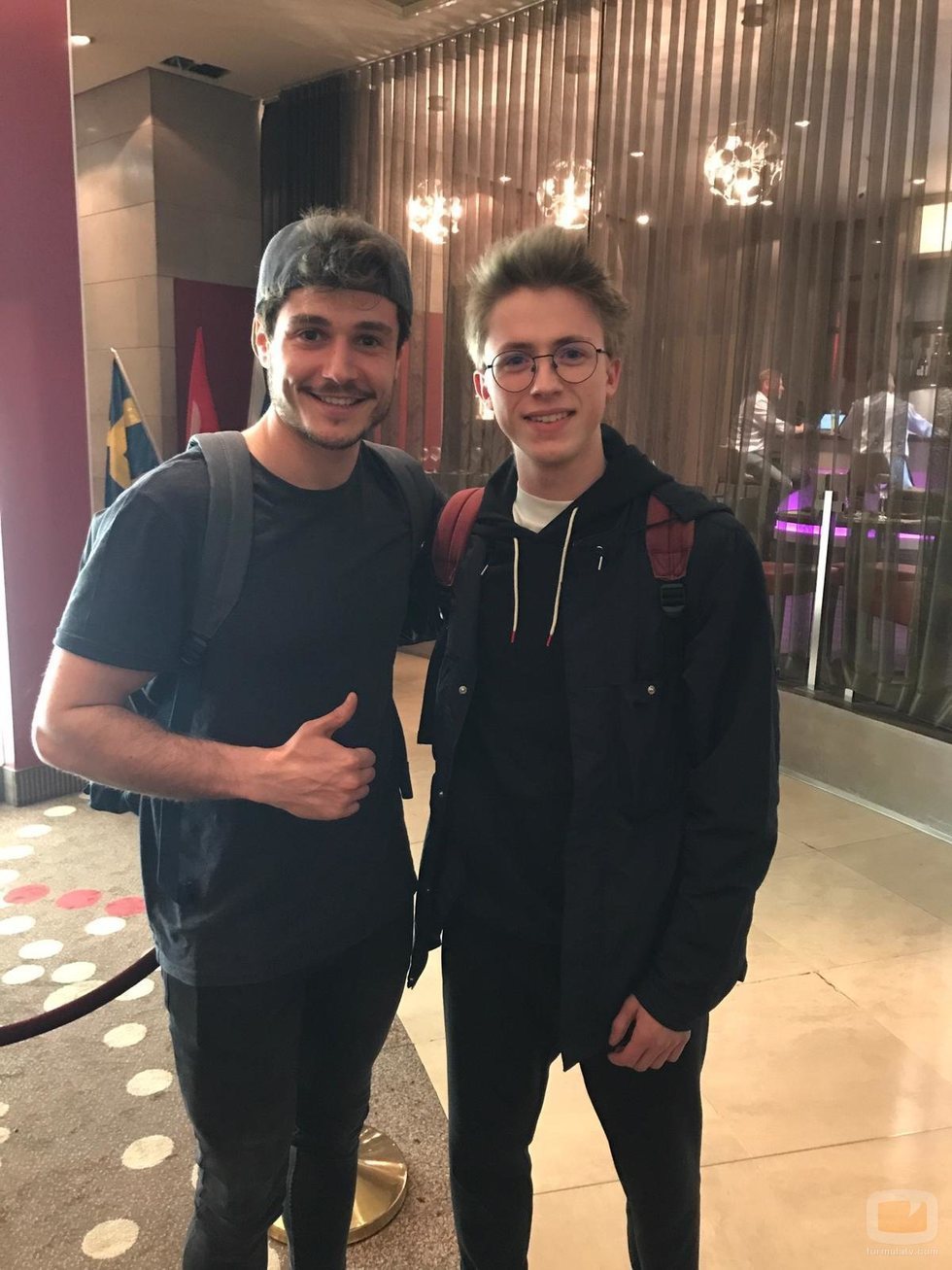 Miki Núñez conoce a Eliot Vassamillet, representante de Bélgica en Eurovisión 2019