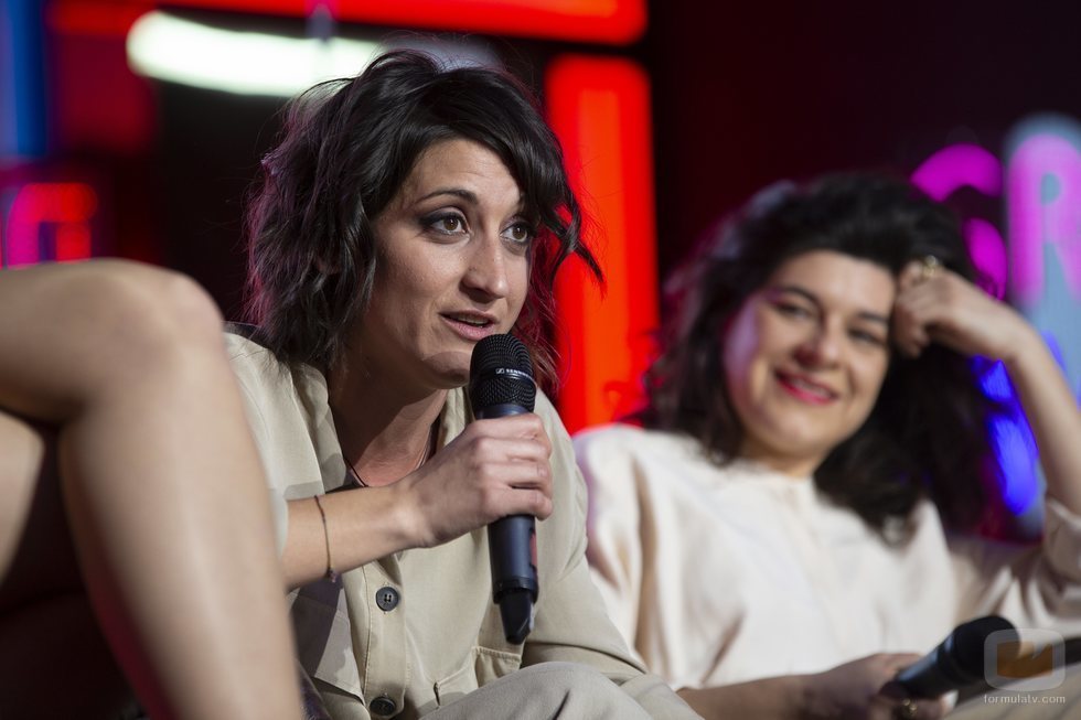 Susi Caramelo durante la rueda de prensa del programa 'Las que faltaban'