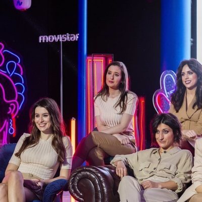 Varias colaboradoras durante la rueda de prensa de 'Las que faltaban'