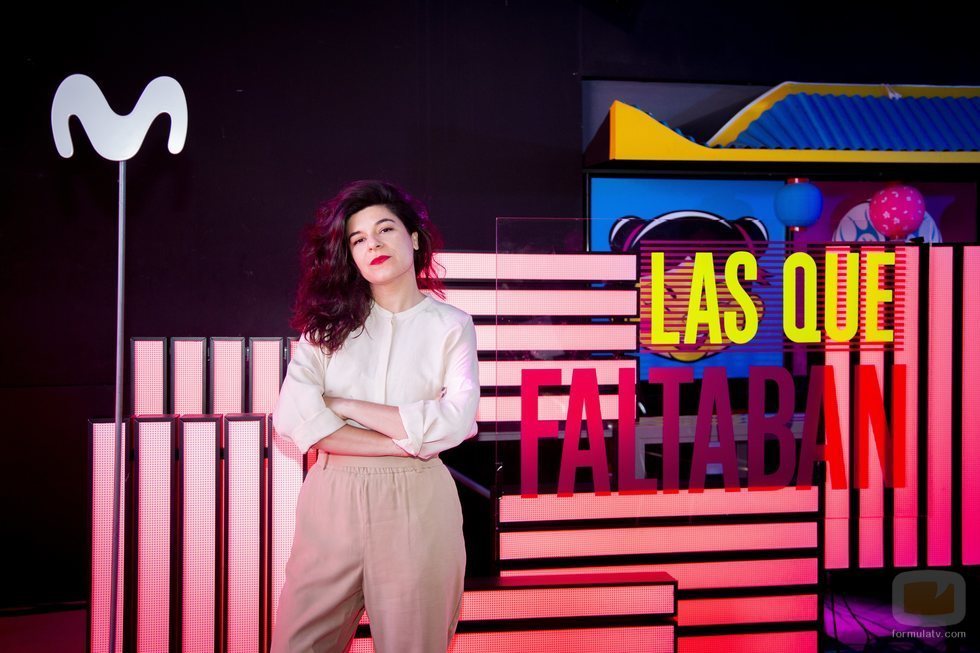 Nerea Pérez de las Heras en la rueda de prensa de 'Las que faltaban'