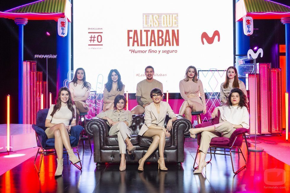 El equipo de 'Las que faltaban' durante la rueda de prensa