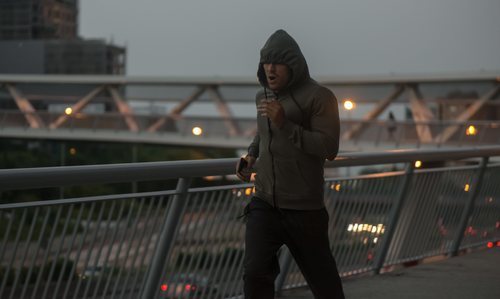 Marco Mur se ejercita en 'Instinto'