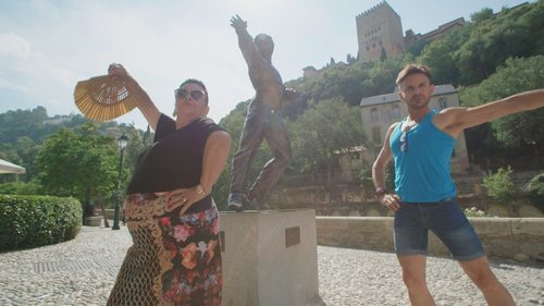 Juan Andrés y Salvadora Maya, en la quinta temporada de 'Los Gipsy Kings'