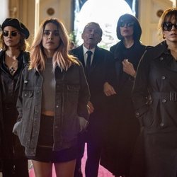 La particular familia de 'A pesar de todo' en el funeral de Carmen