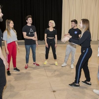 Ensayos de la actuación de Miki Núñez y 'La venda' para Eurovisión 2019