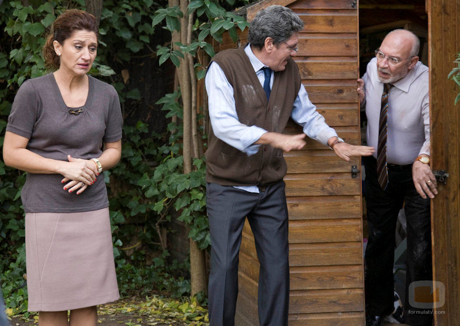 Chiqui Fernández, Antonio Dechent y Pepe Ruiz en 'La familia Mata'