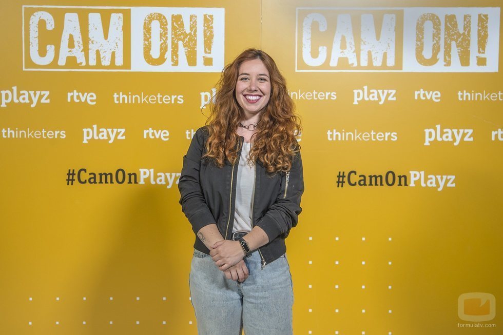 Abi Power en la presentación de 'Cam On'