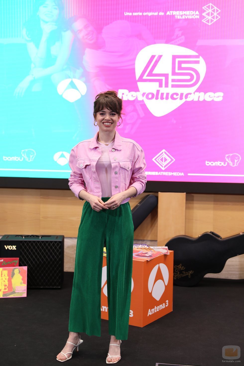 Guiomar Puerta en la presentación de '45 revoluciones'