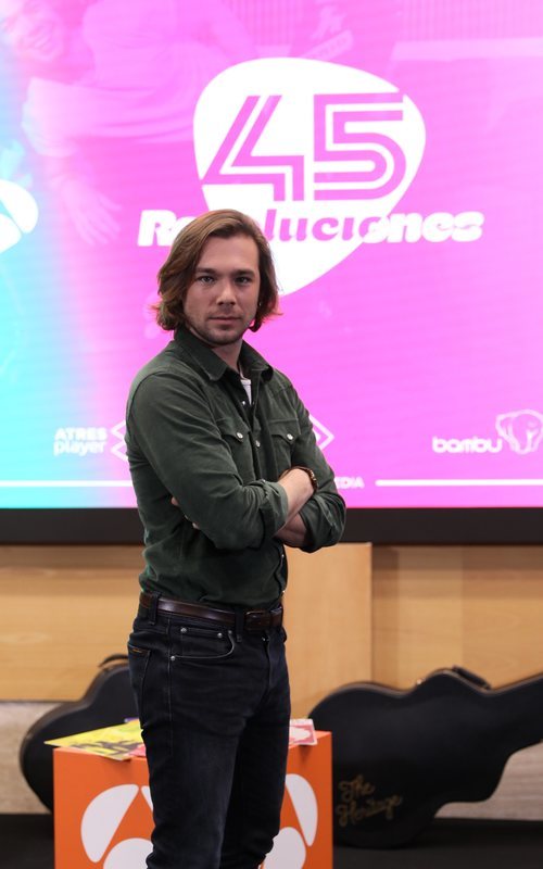 Carlos Cuevas en la presentación de '45 revoluciones'