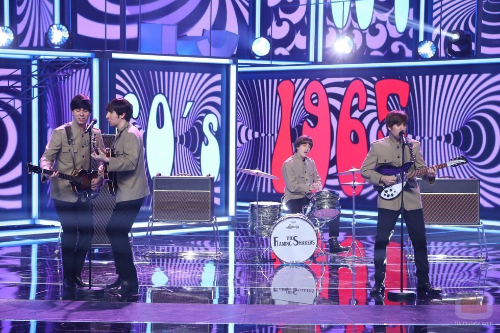The Flaming Shakers en la segunda gala de 'La mejor canción jamás cantada'