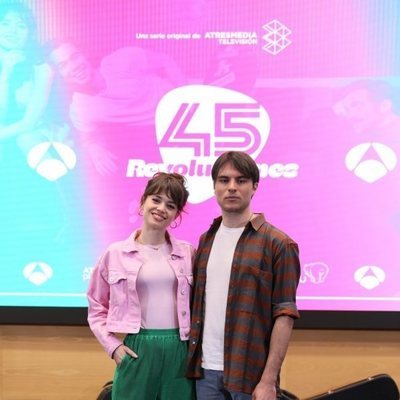 Guionmar Puerta y Eudald Font en la presentación de '45 revoluciones'