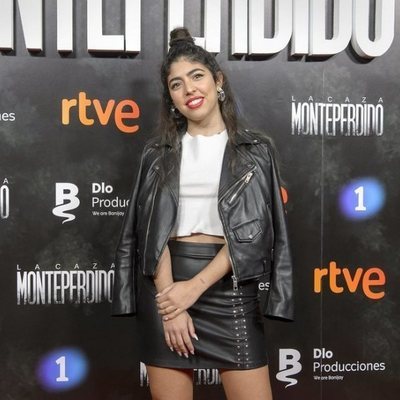 África ('OT 2018') en la premiere de 'La Caza. Monteperdido'