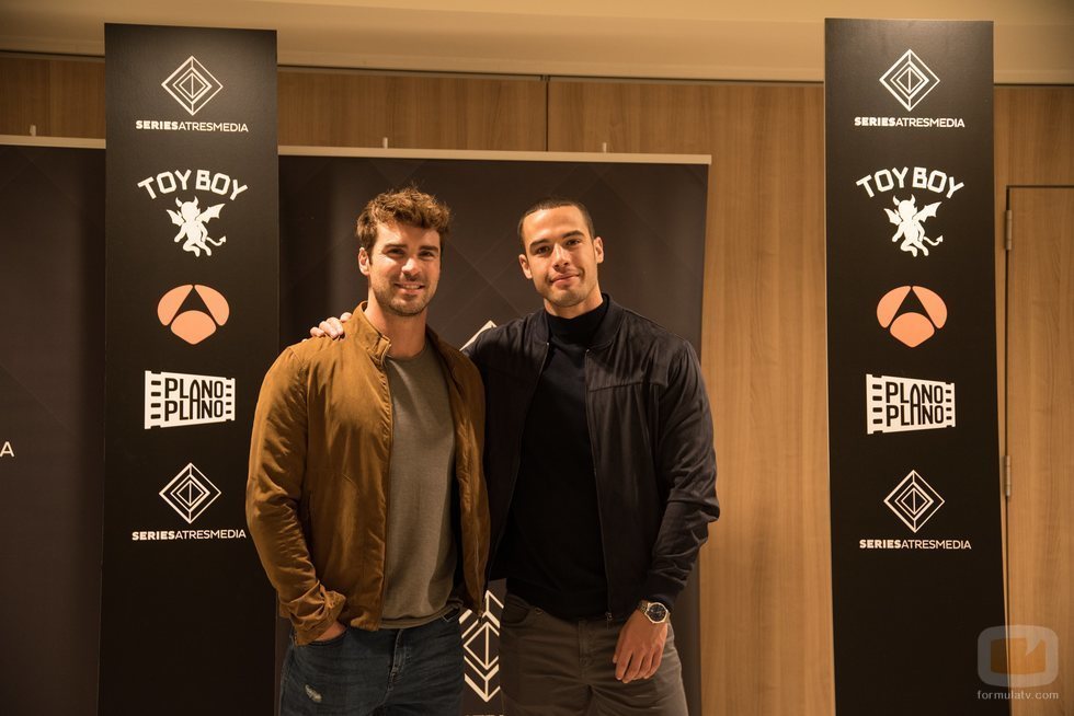 José de la Torre y Jesús Mosquera en la presentación de 'Toy Boy'