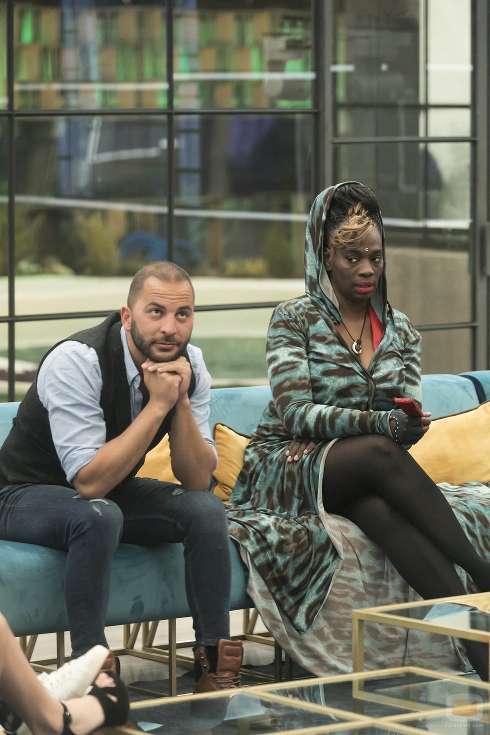 Antonio Tejado y Carolina Sobe antes de conocer el expulsado de la Gala 11 de 'GH Dúo'