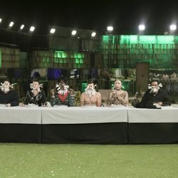Los concursantes de 'GH Dúo', durante la prueba de inmunidad de la Gala 11