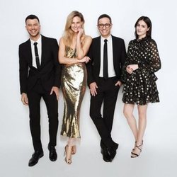 Los presentadores de Eurovisión 2019: Bar Refaeli, Erez Tal, Assi Azar y Lucy Ayoub