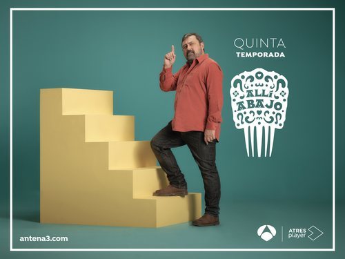 Paco Tous como Epi en un póster de 'Allí abajo'