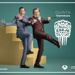 Los Benjumea en un póster de la quinta temporada de 'Allí abajo'